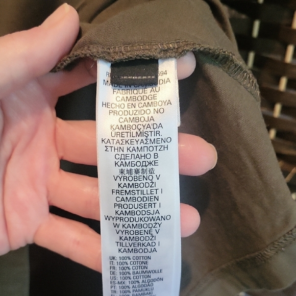 Diesel Gray Short Sleeve Tee with Bold Logo - Picture 4 of 5